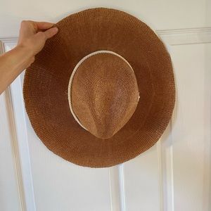 Free People Brown Straw Hat Brand New!